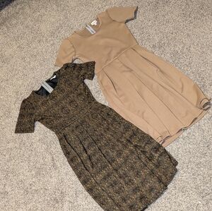 LULAROE Elegant Women's Short Sleeve Dresses XS